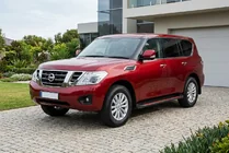 Nissan Patrol Y62 2010–2024 Sivuaskelmat Maya Red (2 kpl, alumiini) kuva 1
