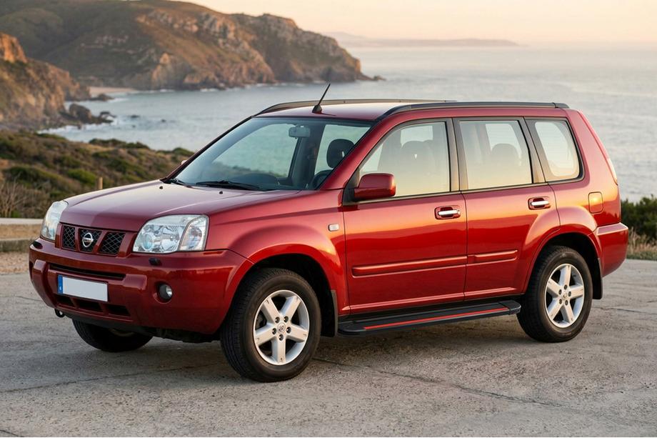 Nissan X-trail T30 2002–2007 Sivuaskelmat Maya Red (2 kpl, alumiini) Image