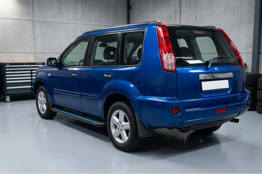 Nissan X-trail T30 2002–2007 Maya Blue sivuaskelmat (2 kpl, alumiini) Image