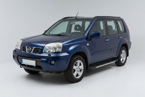 Nissan X-trail T30 2002–2007 Bosphorus Grey -sivuastinlaudat (2 kpl, alumiini) kuva 1