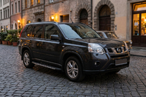 Nissan X-trail T31 2007–2014 Bosphorus Grey -sivuastinlaudat (2 kpl, alumiini) kuva 1