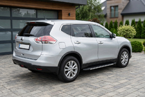 Nissan X-trail T32/Rogue 2014–2021 Bosphorus Grey -sivuastinlaudat (2 kpl, alumiini) kuva 1