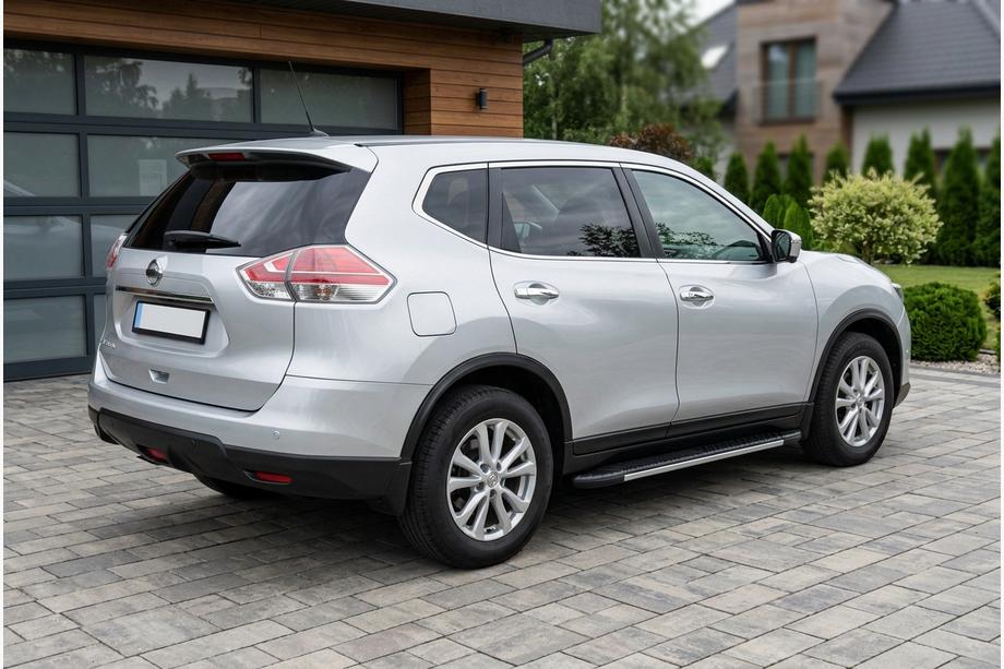 Nissan X-trail T32/Rogue 2014–2021 Bosphorus Grey -sivuastinlaudat (2 kpl, alumiini) Image