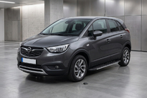Opel Crossland X 2017–2024 Bosphorus Grey -sivuastinlaudat (2 kpl, alumiini) kuva 1