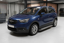 Opel Crossland X 2017–2024 Maydos V2 sivuportaat (2 kpl, alumiini ↗ ruostumaton teräs) kuva 1