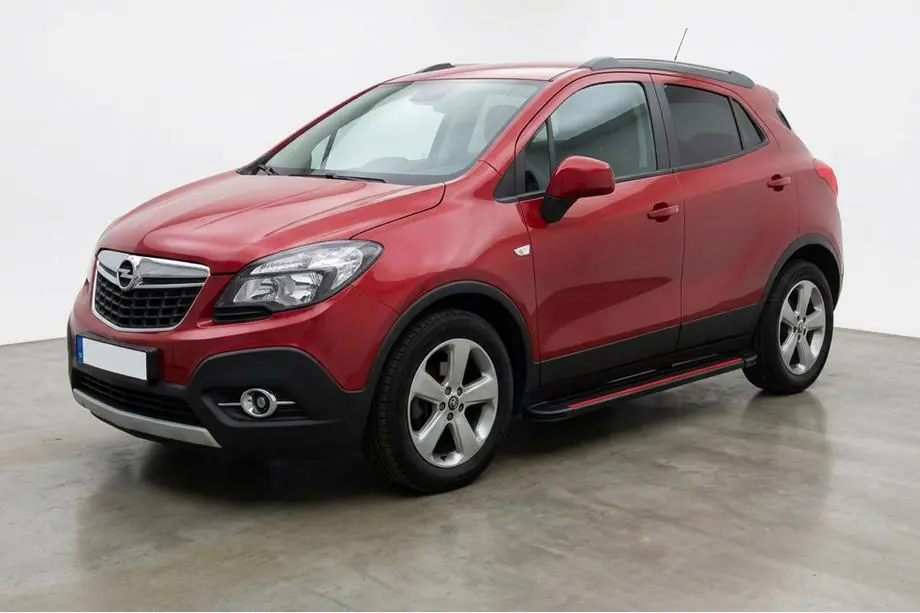Opel Mokka 2012–2021 Sivuaskelmat Maya Red (2 kpl, alumiini) Image