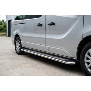 Maydos V2 sivuportaat (2 kpl, alumiini ↗ ruostumaton teräs) Opel Vivaro 2001–2015 kuva 1