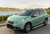 Peugeot 2008 2013–2019 Maydos V2 sivuportaat (2 kpl, alumiini ↗ ruostumaton teräs) kuva 1