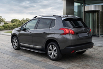 Peugeot 3008 2008–2016 Bosphorus Grey -sivuastinlaudat (2 kpl, alumiini) 2014-2016 kuva 1
