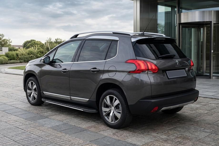 Peugeot 3008 2008–2016 Bosphorus Grey -sivuastinlaudat (2 kpl, alumiini) 2014-2016 Image