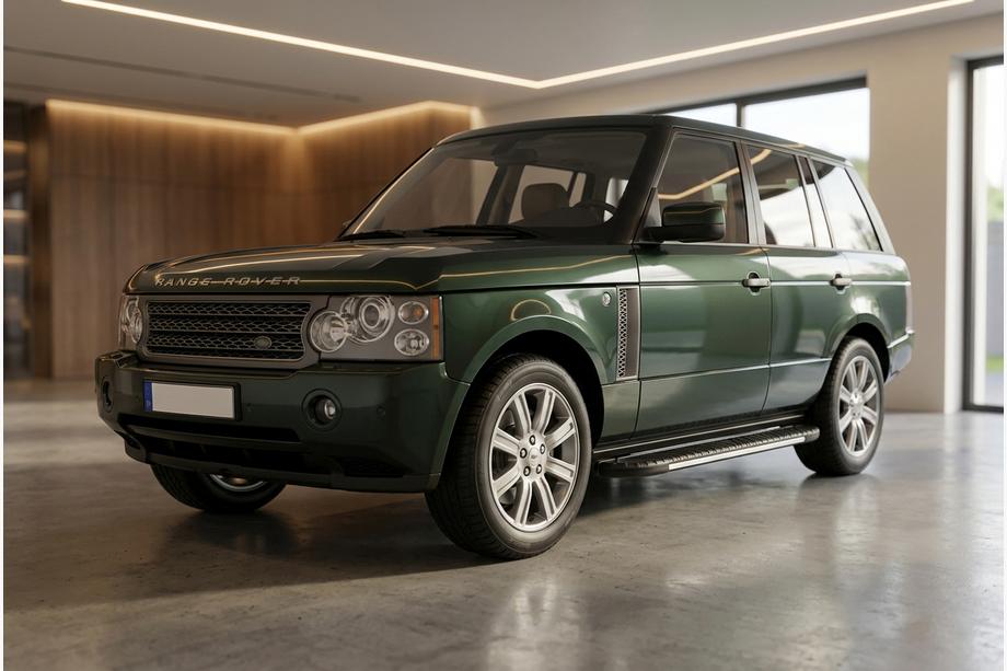 Range Rover III L322 2002–2012 Bosphorus Grey sivuaskelmat (2 kpl, alumiini) Image