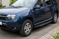 Renault Duster 2008–2017 Bosphorus Grey -sivuastinlaudat (2 kpl, alumiini) kuva 1
