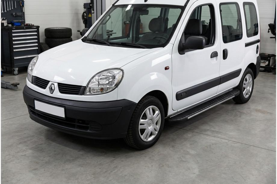 Renault Kangoo 1998–2008 Bosphorus Grey -sivuastinlaudat (2 kpl, alumiini) Image
