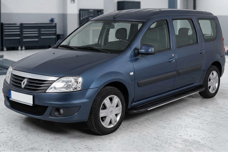 Renault Logan MCV 2005–2013 Bosphorus Grey -sivuastinlaudat (2 kpl, alumiini) Image