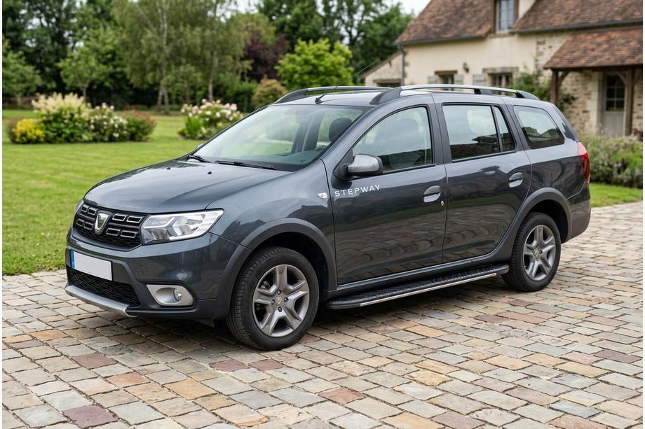 Renault Logan MCV 2013–2022 Bosphorus Grey -sivuastinlaudat (2 kpl, alumiini) Image