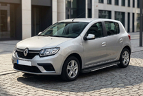Renault Sandero 2013–2022 Bosphorus Grey -sivuastinlaudat (2 kpl, alumiini) kuva 1