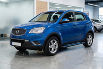 SsangYong Korando 2010–2019 Maya Blue sivuaskelmat (2 kpl, alumiini) kuva 1