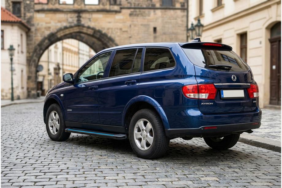 SsangYong Kyron 2005–2014 Maya Blue sivuaskelmat (2 kpl, alumiini) Image