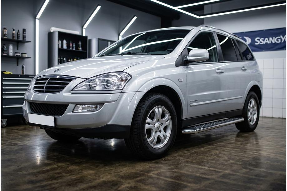 SsangYong Kyron 2005–2014 Maydos V2 sivuportaat (2 kpl, alumiini ↗ ruostumaton teräs) Image