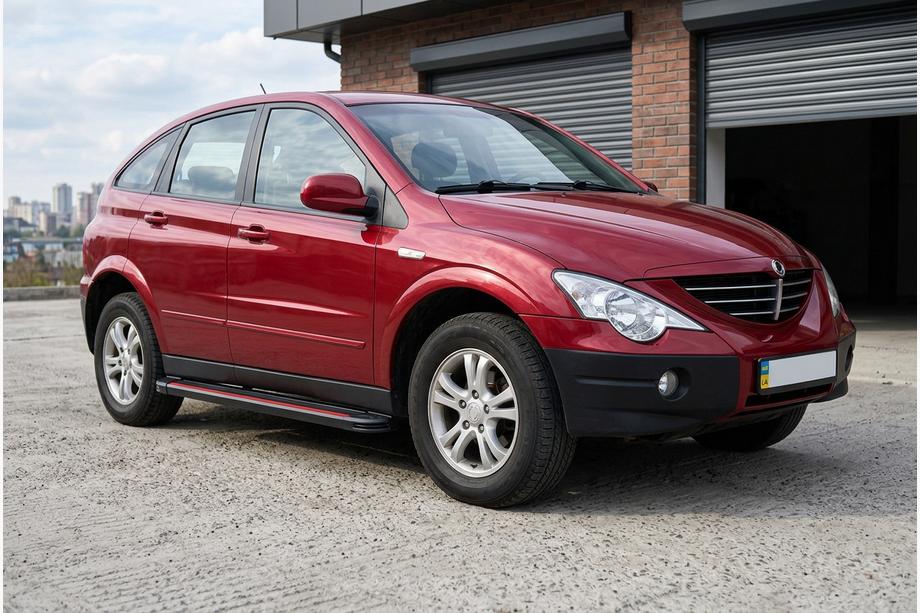SsangYong Action 2005–2018 Sivuaskelmat Maya Red (2 kpl, alumiini) Image