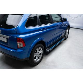 Maya Blue sivuaskelmat (2 kpl, alumiini) SsangYong Action 2005–2018 kuva 1