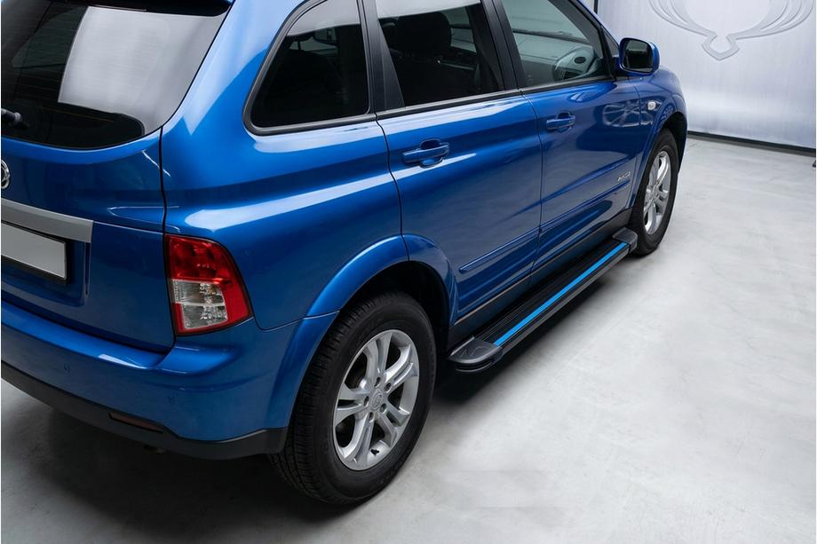SsangYong Action 2005–2018 Maya Blue sivuaskelmat (2 kpl, alumiini) Image