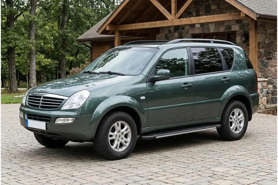 SsangYong Rexton I 2001–2017 Bosphorus Grey sivuaskelmat (2 kpl, alumiini) Image