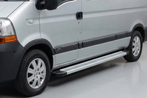 Renault Master 1998–2010 Maya V2 sivuportaat (2 kpl, alumiini) kuva 1