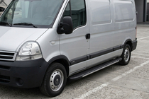 Renault Master 1998–2010 Bosphorus Grey -sivuastinlaudat (2 kpl, alumiini) kuva 1