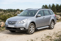 Subaru Outback 2009–2014 Maya V2 sivuportaat (2 kpl, alumiini) kuva 1