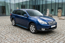 Subaru Outback 2009–2014 Maya Blue sivuaskelmat (2 kpl, alumiini) kuva 1