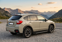 Subaru XV 2011–2017 Bosphorus Grey -sivuastinlaudat (2 kpl, alumiini) kuva 1