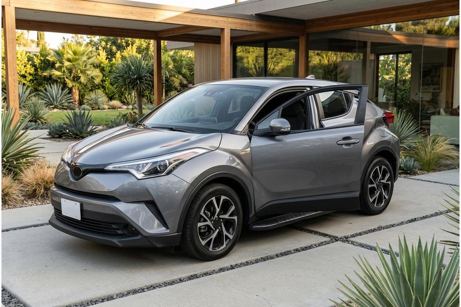 Toyota C-HR 2016–2023 Bosphorus Black sivuastinlaudat (2 kpl, alumiini) Image