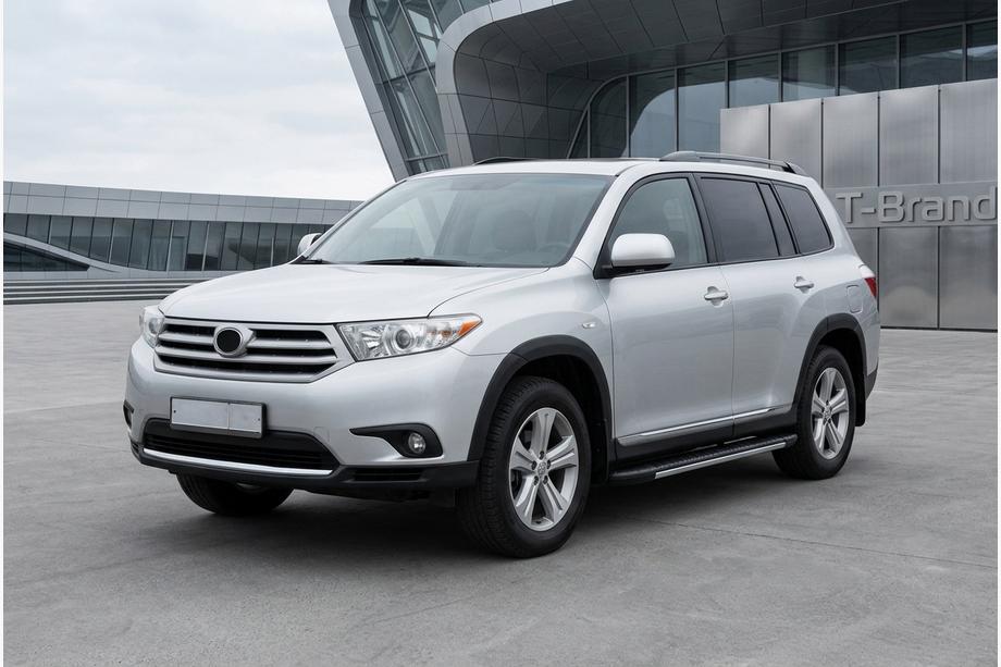 Toyota Highlander 2008–2013 Bosphorus Grey -sivuastinlaudat (2 kpl, alumiini) Image