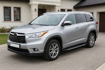 Toyota Highlander 2013–2019 Bosphorus Grey -sivuastinlaudat (2 kpl, alumiini) kuva 1