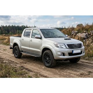 Bosphorus Grey -sivuastinlaudat (2 kpl, alumiini) Toyota Hilux 2006–2015 kuva 1
