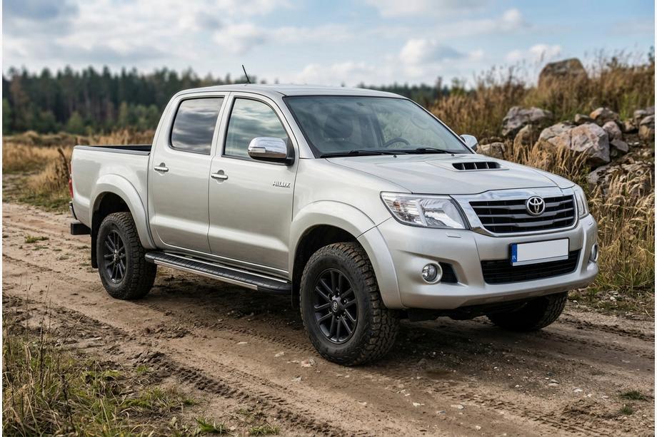 Toyota Hilux 2006–2015 Bosphorus Grey -sivuastinlaudat (2 kpl, alumiini) Image