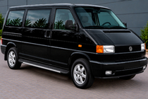 Volkswagen T4 Transporter 1990–2003 Bosphorus Grey -sivuastinlaudat (2 kpl, alumiini) Pitkä akseliväli kuva 1