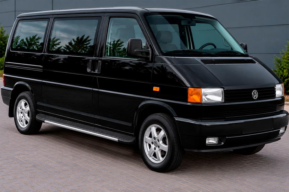 Volkswagen T4 Transporter 1990–2003 Bosphorus Grey -sivuastinlaudat (2 kpl, alumiini) Pitkä akseliväli Image