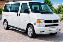 Volkswagen T4 Caravelle/Multivan 1990–2003 Bosphorus Grey -sivuastinlaudat (2 kpl, alumiini) kuva 1