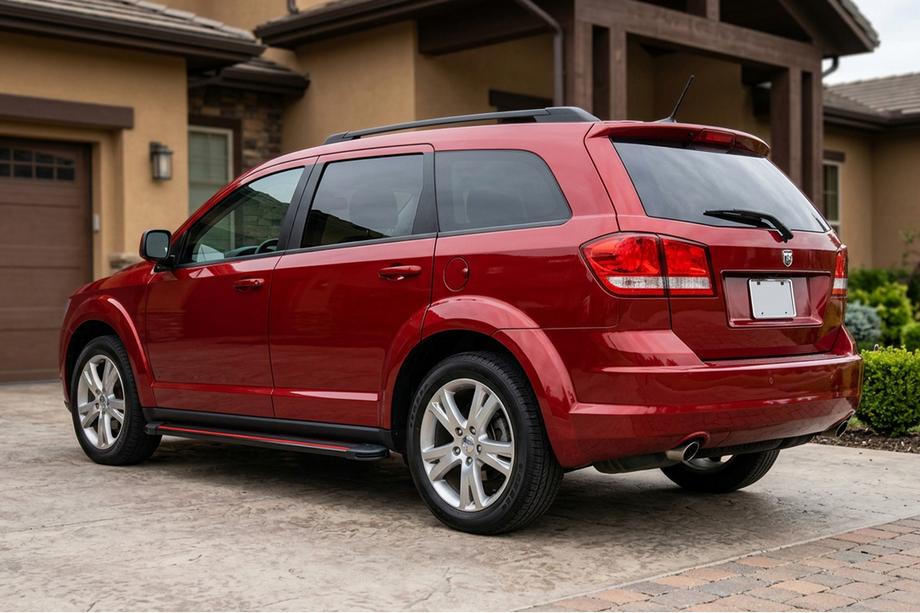 Dodge Journey 2008–2020 Sivuaskelmat Maya Red (2 kpl, alumiini) Image