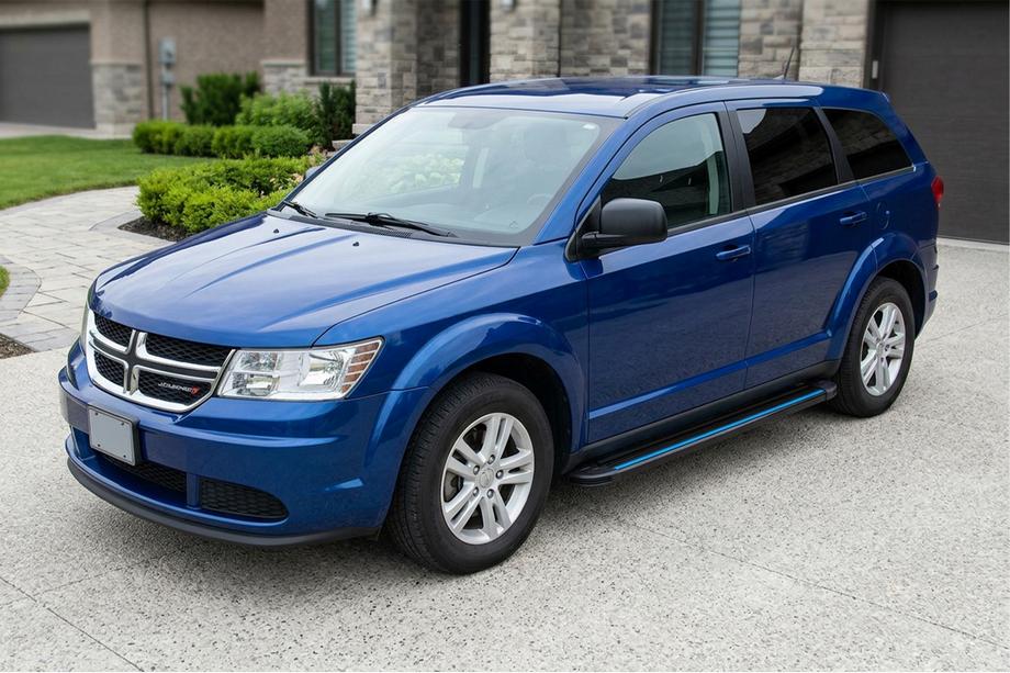 Dodge Journey 2008–2020 Maya Blue sivuaskelmat (2 kpl, alumiini) Image