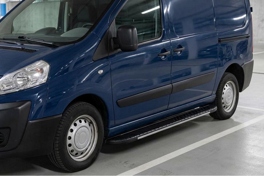 Citroen Jumpy 2007–2017 Sivuporraslaudat Bosphorus Grey (2 kpl, alumiini) Image