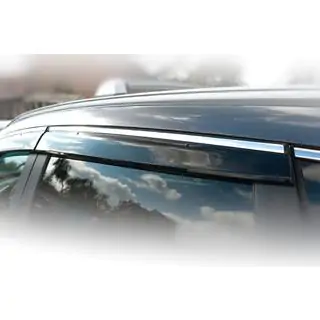 Sivulasien tuuliohjaimet kromilistalla (4 kpl, HIC) Honda CR-V 2017–2022 kuva 2