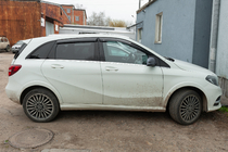 Mercedes B-sarja W246 2011–2018 Ikkunadeflektorit (4 kpl, HIC) kuva 3