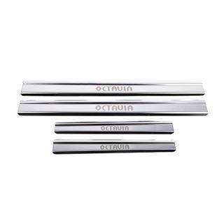 Carmos-kynnyslistat (4 kpl, ruostumaton teräs) Skoda Octavia I Tour A4 1996–2010 kuva 2