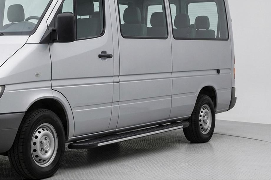 Volkswagen LT 1995–2006 Bosphorus Grey -sivuastinlaudat (2 kpl, alumiini) Image