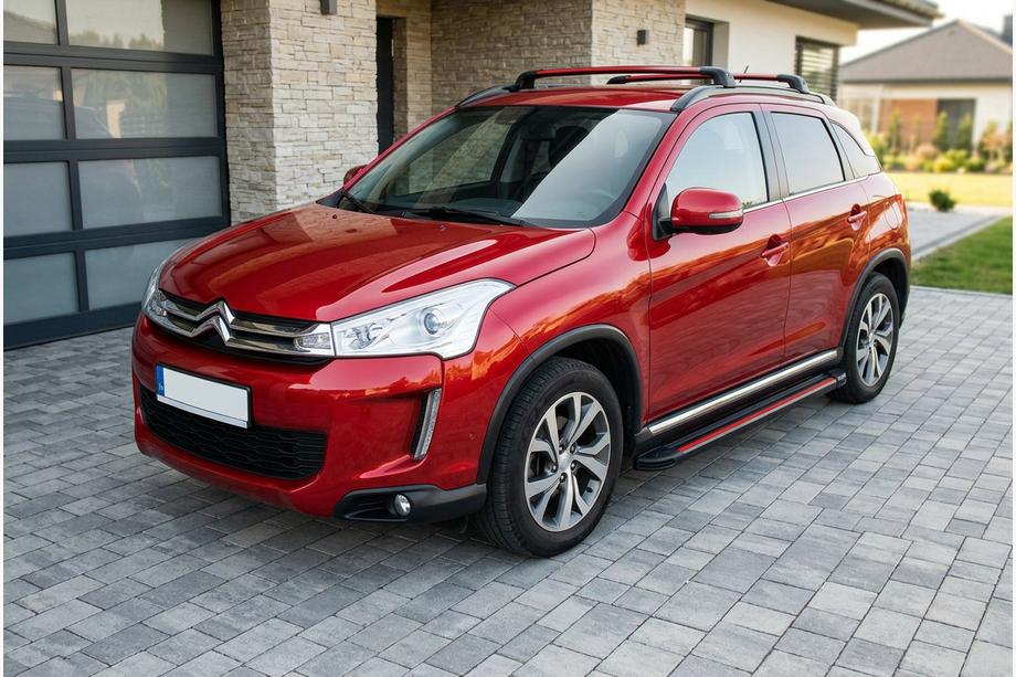 Citroen C-4 Aircross 2012–2017 Sivuaskelmat Maya Red (2 kpl, alumiini) Image