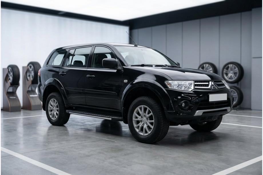 Mitsubishi Pajero Sport 2008–2015 Bosphorus Grey -sivuastinlaudat (2 kpl, alumiini) Image