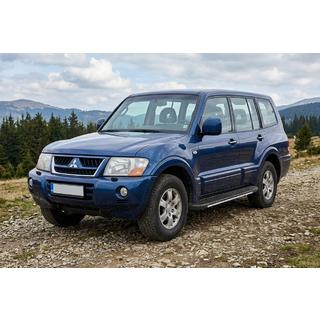 Bosphorus Grey -sivuastinlaudat (2 kpl, alumiini) Mitsubishi Pajero Wagon III 1999–2006 kuva 1